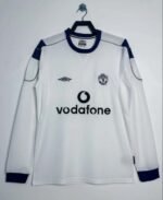 2000/2001 Long Sleeve Retro Manchester United Away Football Shirt 1:1 Thai Quality