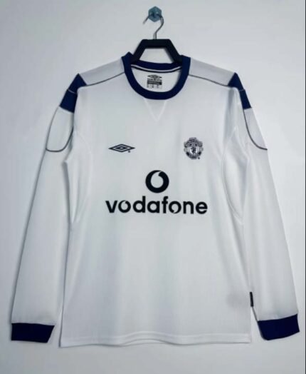 2000/2001 Long Sleeve Retro Manchester United Away Football Shirt 1:1 Thai Quality