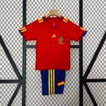 2010 Retro Spain Home Football Shirt 1:1 Thai Quality Kids Size