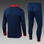2025/2026 Psg Paris Saint-Germain Half-Pull Training Dark Blue Football Shirt 1:1 Thai Quality Set - Image 2