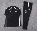 2025/2026 Real Betis Half-Pull Training Suit Black Football Shirt 1:1 Thai Quality Set - Image 7