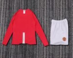 2007/2008 Retro Long Sleeve Manchester United Home Football Shirt 1:1 Thai Quality Kids Size - Image 2