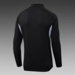 2025 Algeria National Team Half-Pull Training Suit Black Shirt Set - Image 4