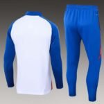 2024/2025 Lyon Half-Pull Training Suit White Football Shirt Set - Image 2