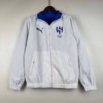 2023/2024 Al-Nassr Reversible Windbreaker（White-Blue）Soccer Jersey 1:1 Thai Quality - Image 2