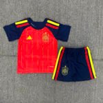 2026 Spain Home Football Shirt 1:1 Thai Quality Kids Size