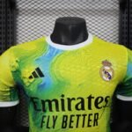 2025/2026 Player Version Real Madrid Special Edition Yellow and green Football Shirt 1:1 Thai Quality - Image 5