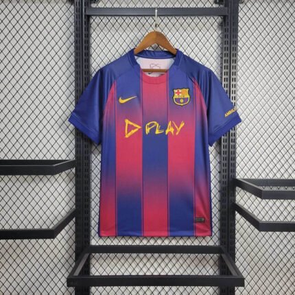 2025/2026 Barcelona Home Ed Sheeran Joint Edition Football Shirt 1:1 Thai Quality