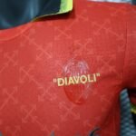 2024/2025 Player Version AC Milan Fourth Away Red Soccer Jersey 1:1 Thai Quality - Image 6