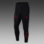 2022/2023 Psg Paris Saint-Germain Half-Pull Training Suit Black-Blue Sleeve Set - Image 5