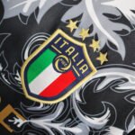 2023 Italy Special Edition Black Soccer Shirt - Image 6