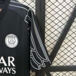 2024/2025 Psg Paris Saint-Germain Fourth Away Black Football Shirt 1:1 Thai Quality - Image 7