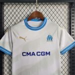 2023/2024 Olympique de Marseille Home  Football Shirt 1:1 Thai Quality Kids Size - Image 2