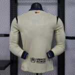 2025/2026 Player Version Long Sleeve Barcelona Away Football Shirt 1:1 Thai Quality - Image 2