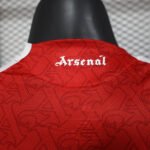 2025/2026 Player Version Long Sleeve Arsenal Home Football Shirt 1:1 Thai Quality - Image 4