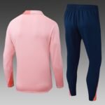 2025/2026 Barcelona Half-Pull Training Suit Pink Jersey Set - Image 2