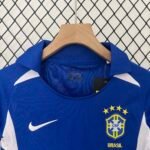 2002 Retro Brazil Away Football Shirt 1:1 Thai Quality Kids Size - Image 3