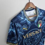 2022 Italy Commemorative Edition Blue Soccer Shirt - Image 6
