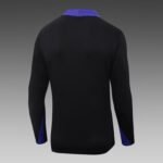 2025/2026 Barcelona Half-Pull Training Suit Black Jersey Set - Image 4