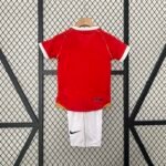 2006/2007 Retro Manchester United Home Football Shirt 1:1 Thai Quality Kids Size - Image 2