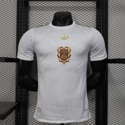 2025/2026 Player Version Bayern Munich 125th Anniversary Special Edition White Football Shirt 1:1 Thai Quality
