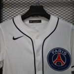 2025/2026 Psg Paris Saint-Germain Baseball Uniform White Football Shirt 1:1 Thai Quality - Image 3