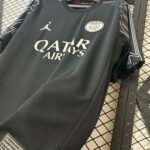 2024/2025 Psg Paris Saint-Germain Fourth Away Black Football Shirt 1:1 Thai Quality - Image 8