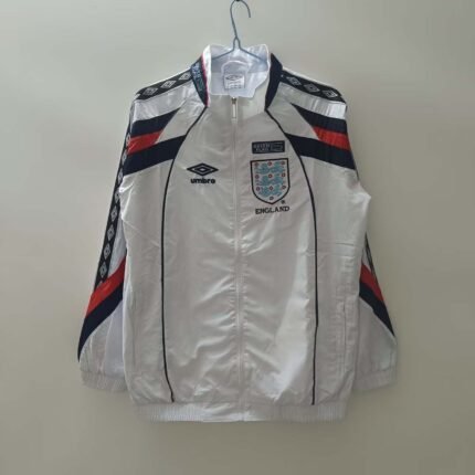 2024 England Windbreaker White Soccer Jersey 1:1 Thai Quality