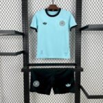 2025 Germany 125th Anniversary Edition Goalkeeper Light Blue Football Shirt 1:1 Thai Quality Kids Size