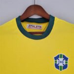 1970 Retro Brazil Home Soccer Jersey - Image 3