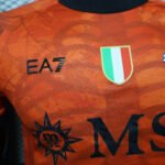 2025/2026 Player Version Napoli Halloween Special Edition Orange Soccer Jersey 1:1 Thai Quality - Image 5
