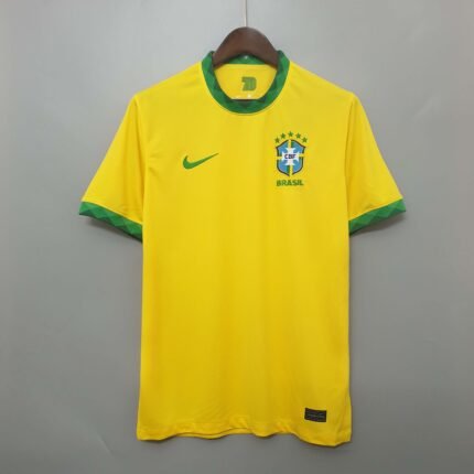 2020 Retro Brazil Home Football Shirt 1:1 Thai Quality