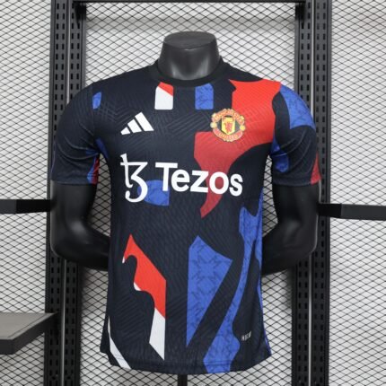 2024/2025 Player Version Manchester United Pre-match clothing Football Shirt 1:1 Thai Quality