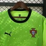 2025 Portugal Goalkeeper Green Football Jersey 1:1 Thai Quality - Image 3
