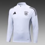 2025 Germany Half-Pull Training Suit White Jersey Set - Image 3