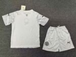 2023/2024 Manchester City Special Edition Grey Football Shirt 1:1 Thai Quality Kids Size - Image 2