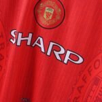 1996/1997 Retro Manchester United Home Football Shirt 1:1 Thai Quality - Image 5
