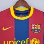 2010/2011 Retro Long Sleeve Barcelona Home Football Shirt 1:1 Thai Quality - Image 3
