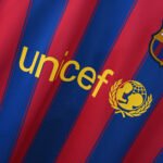 2009-2010 Retro Barcelona Home Blue&Red Soccer Jersey AAA-888 - Image 4