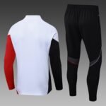 2025/2026 Ajax Half-Pull Training Suit White Football Shirt 1:1 Thai Quality Set - Image 2