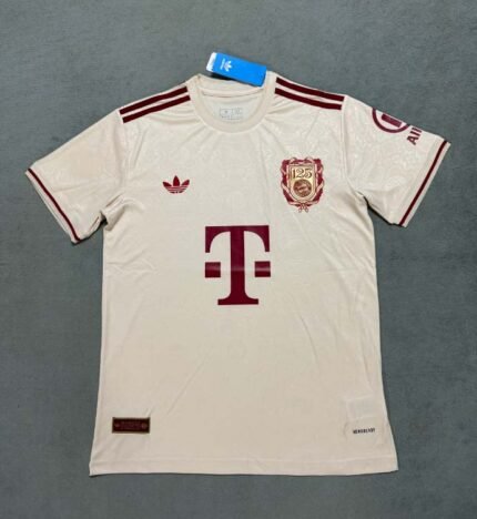 2025/2026 Bayern Munich 125th Anniversary Edition Apricot Football Shirt 1:1 Thai Quality