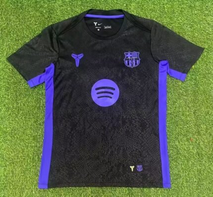2025/2026 Barcelona Kobe Bryant Collaboration Black Football Shirt 1:1 Thai Quality