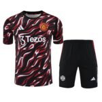 2025/2026 Manchester United Training Wear Pattern Set Soccer Jersey