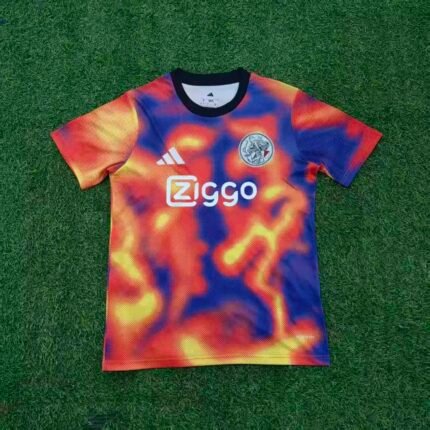 2025/2026 Ajax Pre Match Training Colorful Football Shirt 1:1 Thai Quality