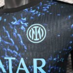 2025/2026 Player Version Inter Milan Pre Match Training Wear Dark Blue Football Jersey1:1 Quality Thai - Image 6