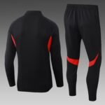 2025/2026 Benfica Half-Pull Training Suit Black Jersey Set - Image 2