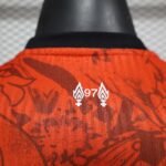 2024/2025 Player Version Liverpool Special Edition Orange Football Shirt 1:1 Thai Quality - Image 7