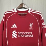 2025/2026 Long Sleeve Liverpool Home Football Shirt 1:1 Thai Quality - Image 3