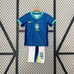 2024 Brazil Away Football Shirt 1:1 Thai Quality Kids Size