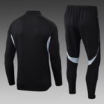 2025 Algeria National Team Half-Pull Training Suit Black Shirt Set - Image 2